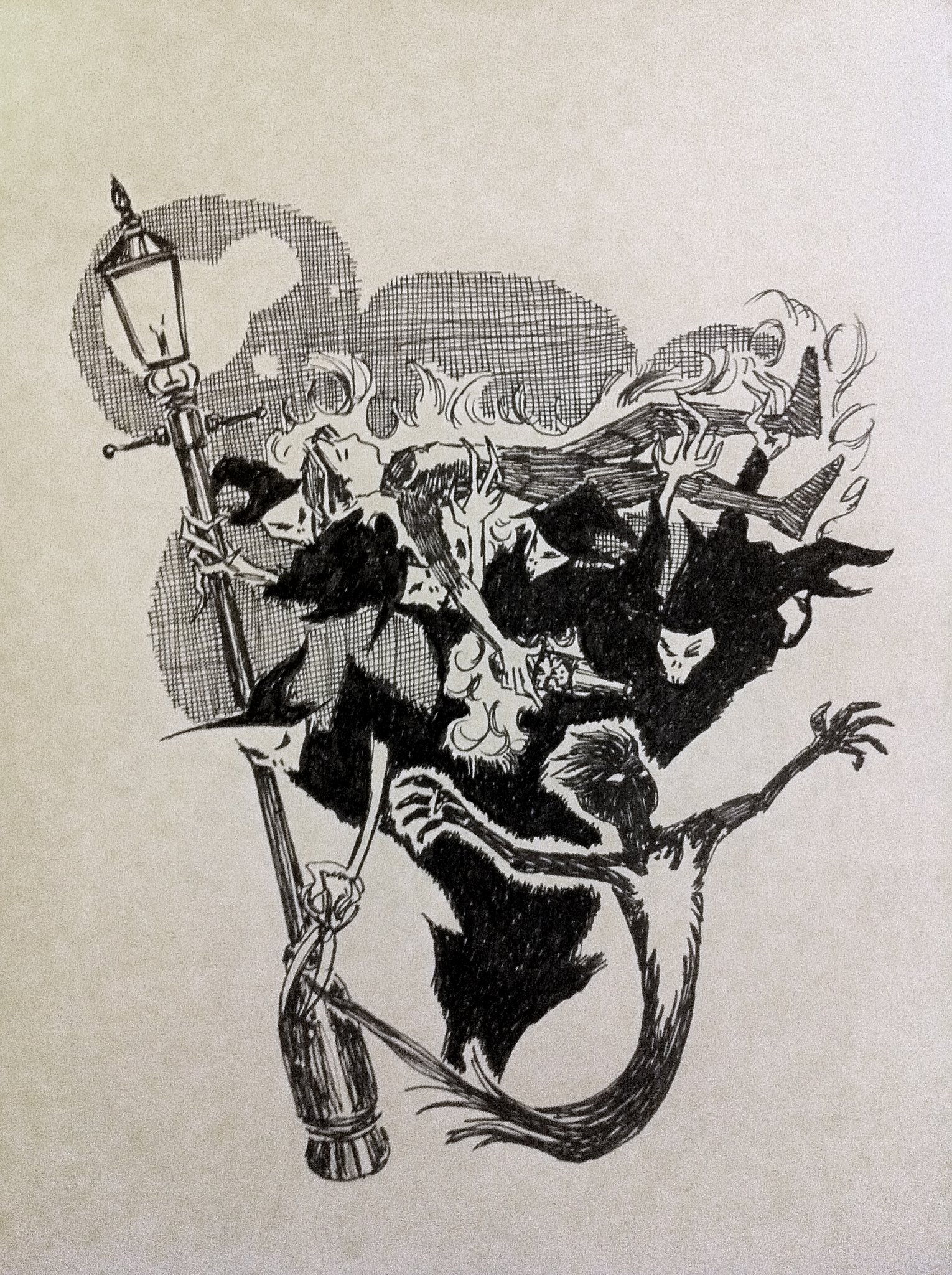 The severing of Zathael's shadow.
