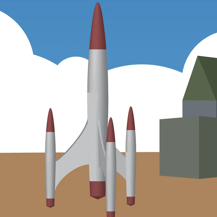  Detail of the rocket. 