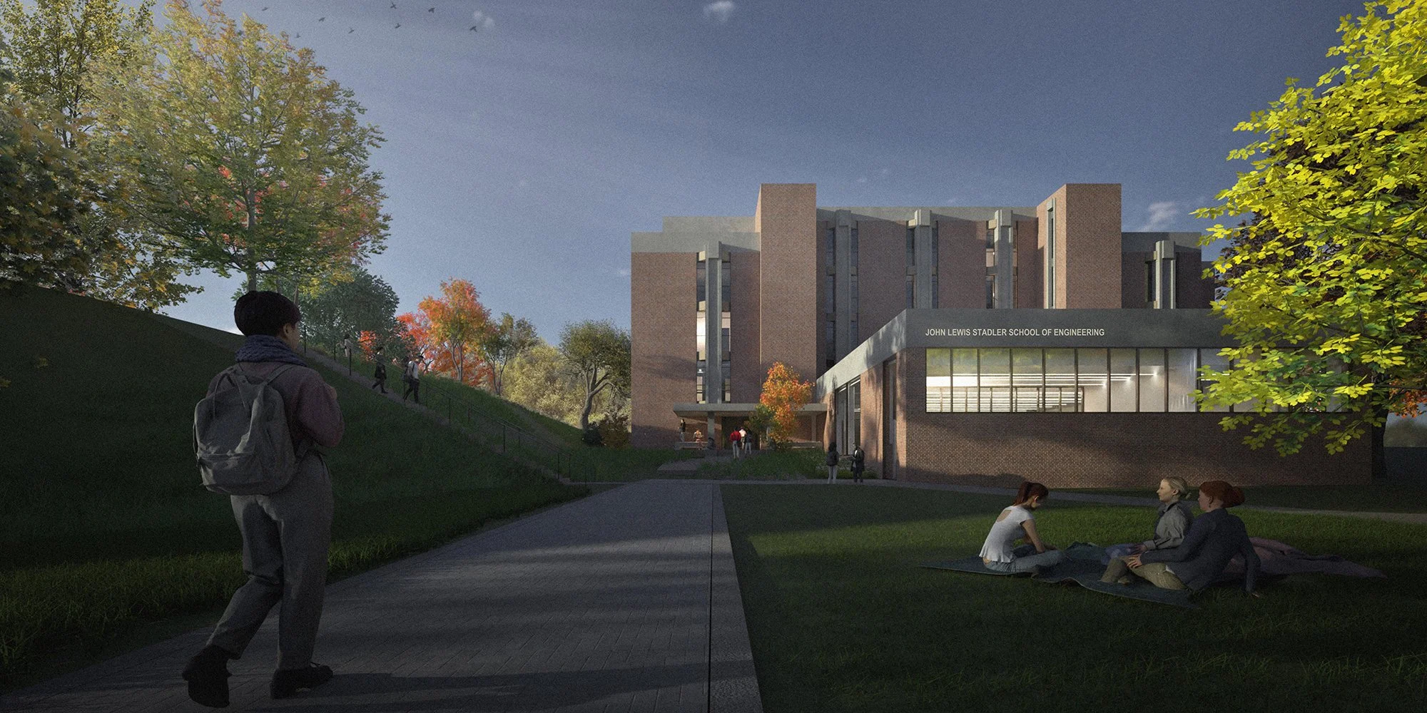 Patterhn Ives UMSL School of Engineering 12 Approach from Campus.jpg