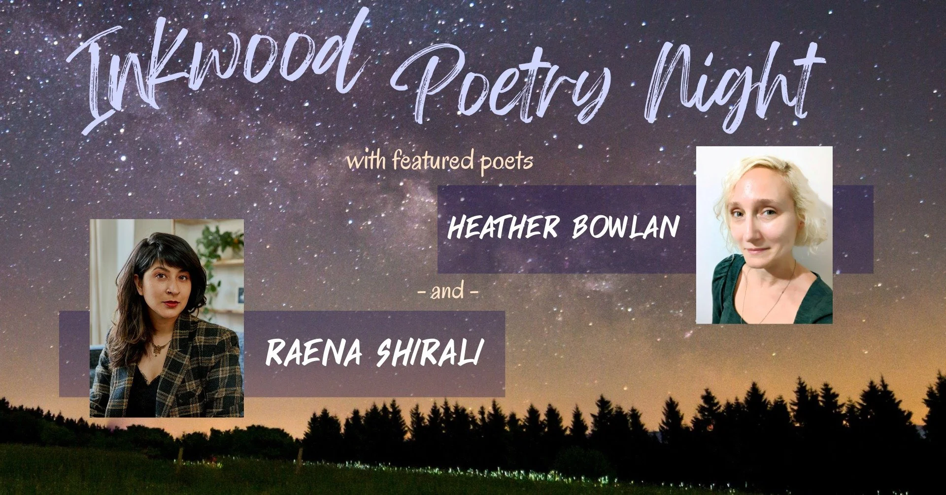Poetry Night: Heather Bowlan and Raena Shirali