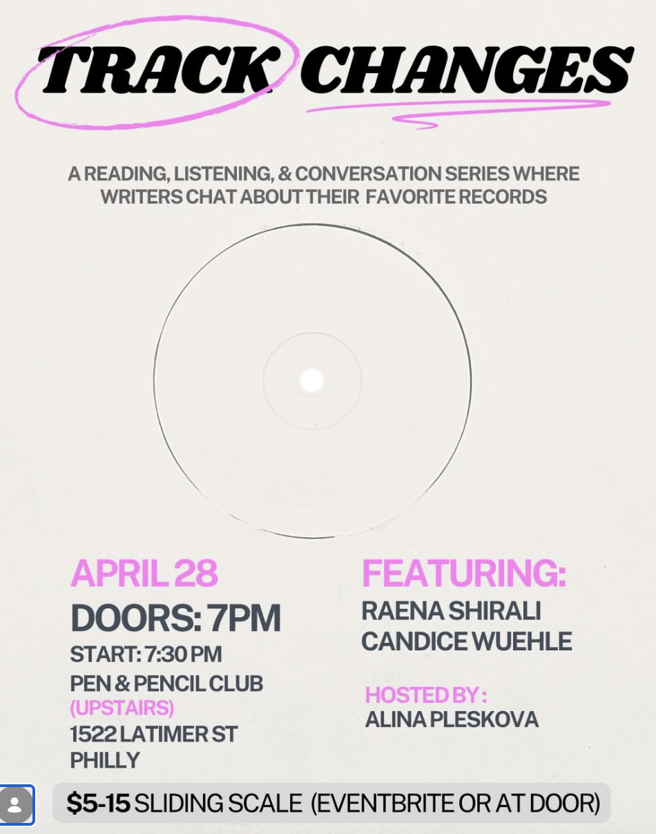 Track Changes: Raena Shirali &amp; Candice Wuehle