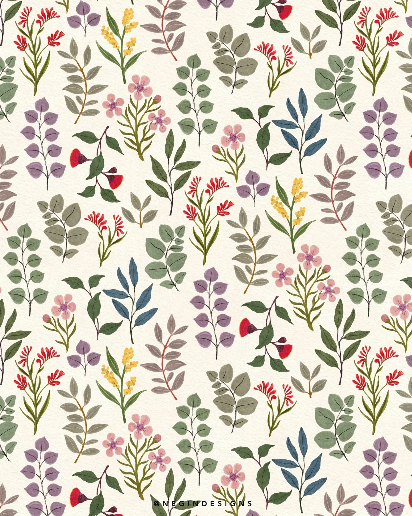 Some happy coloured florals for your Monday! 🌼 

#illustration #Procreate #DigitalArt #australianartist #Wildflowers