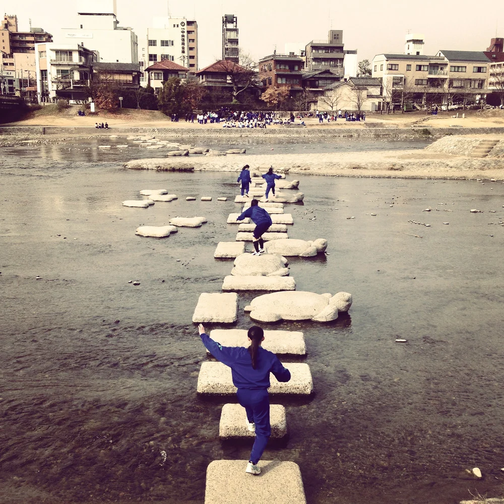 Kyoto Kamogawa 2014 48cm X 48cm / 32cm X 32cm