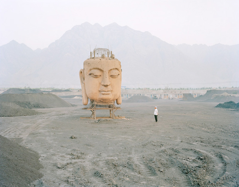 Buddha’s Head in Coal Yard , Ningxia, 2011