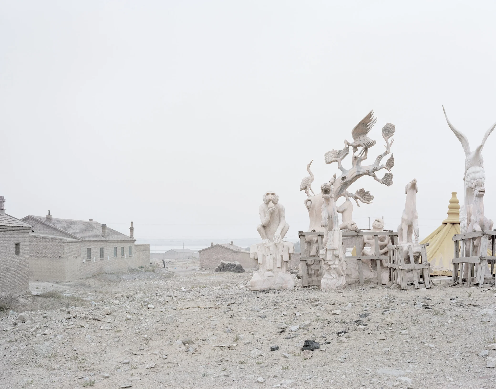A Sculpture beside a Country, Inner Mongolia, 2011