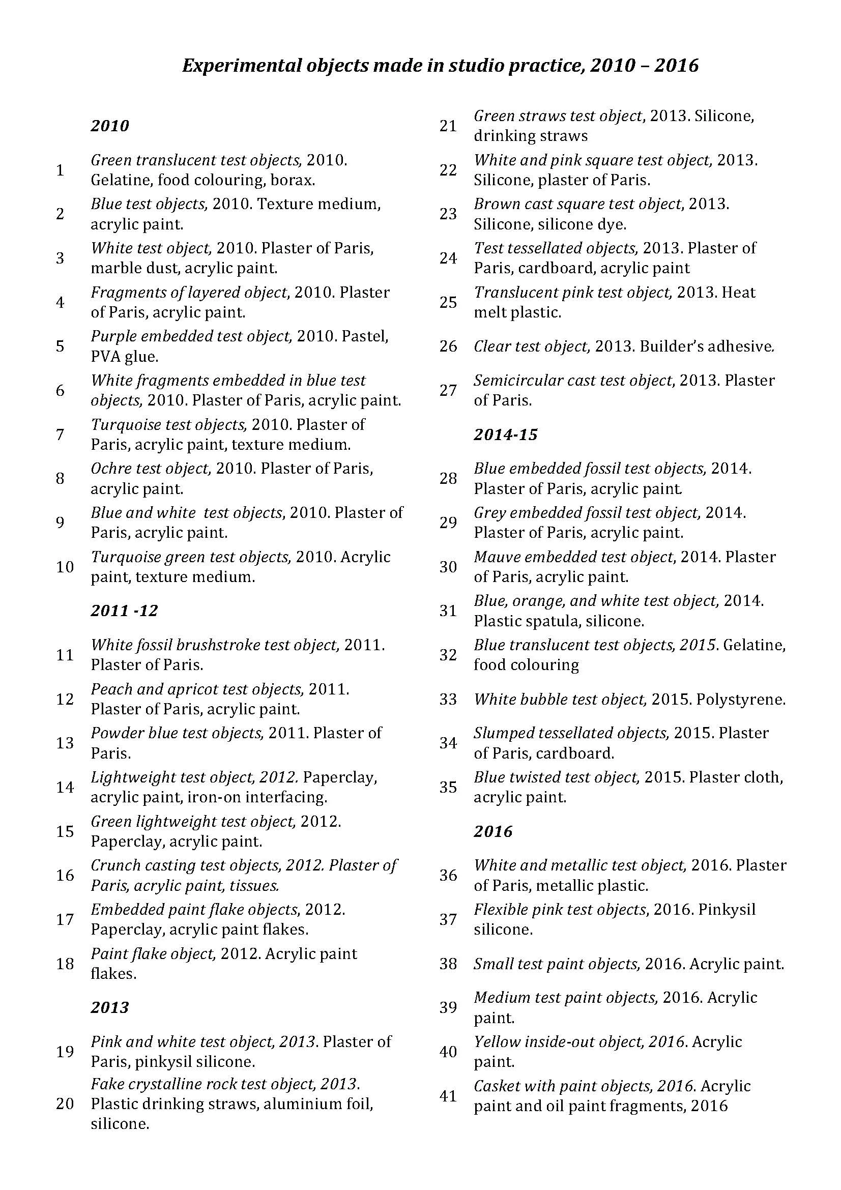 list of experimental objects for ellipsis display case 4 9 16..jpg