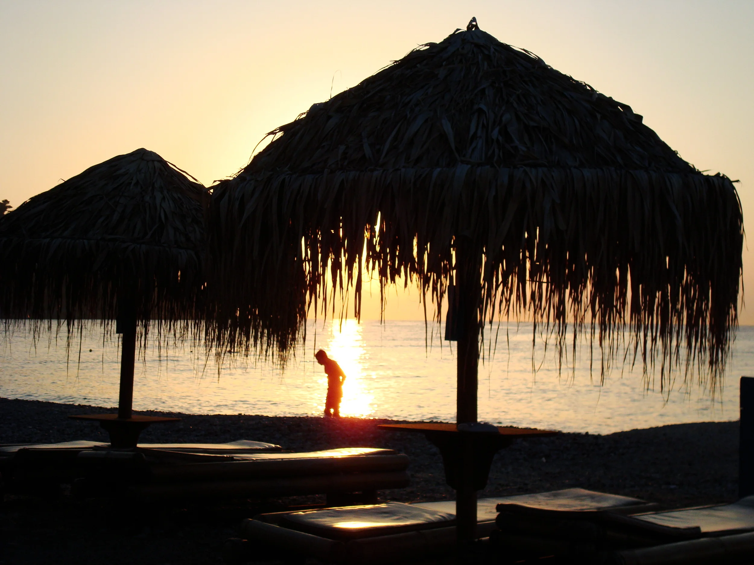 spetses kaiki beach sunset.JPG