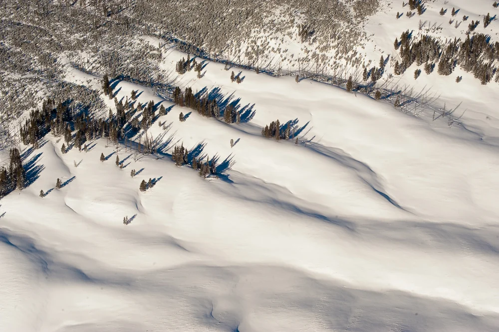 Flying over Montana