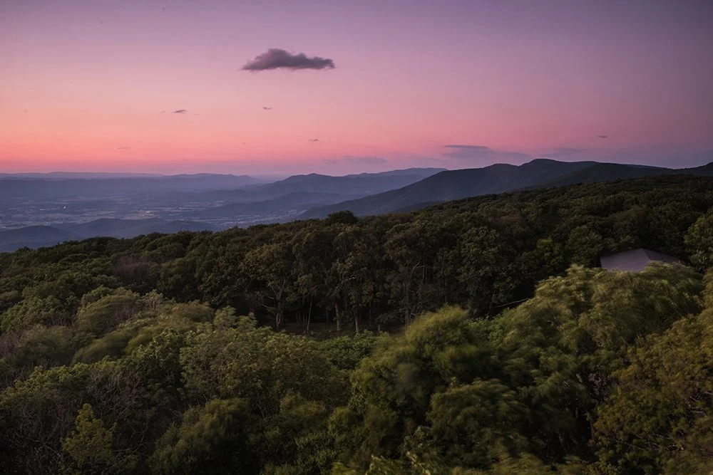 Smoky Mountains at dusk