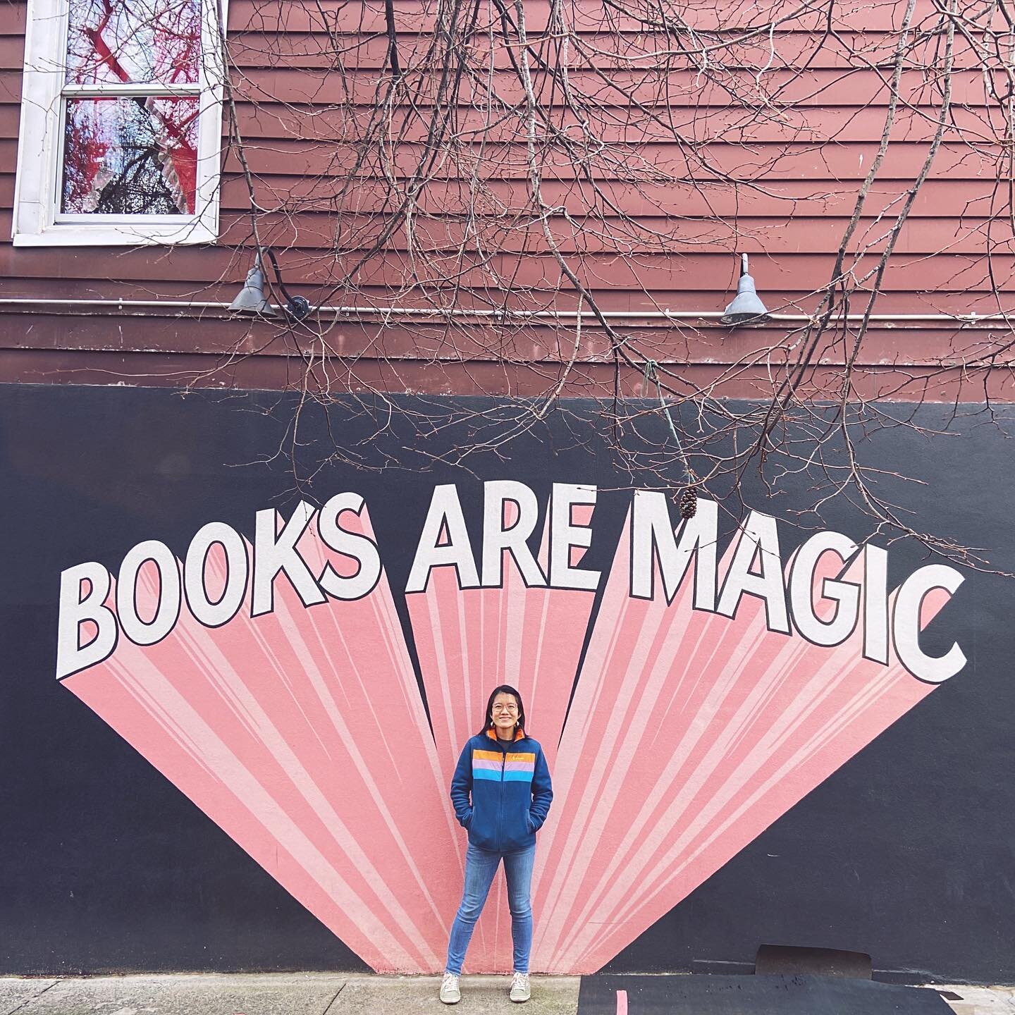 After my school visit this morning, I made my way up the street to visit this magical bookstore. ✨