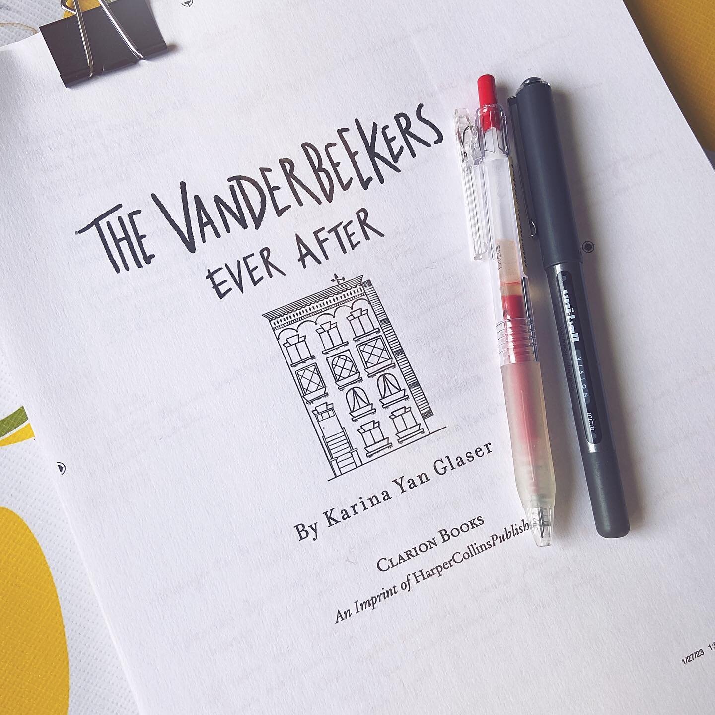 We are in the final editing stages of the last Vanderbeekers book. Last week I read the entire book out loud to my younger kiddo, who was four-and-three-quarters when I started writing The Vanderbeekers of 141st Street. Now Lina is thirteen. 😳 It wa