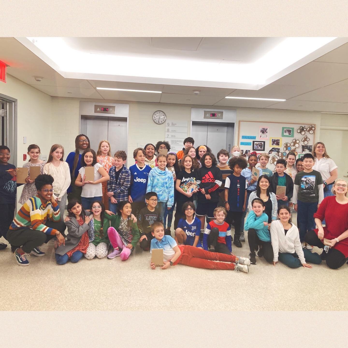 It was an honor to be @bankstreetschoolforchildren &lsquo;s 2023 Dorothy Carter Writer-in-Resident! (Can you find me in this picture? It&rsquo;s like Where&rsquo;s Waldo!) I spent the past month doing multiple writing sessions with the 9/10s, and the