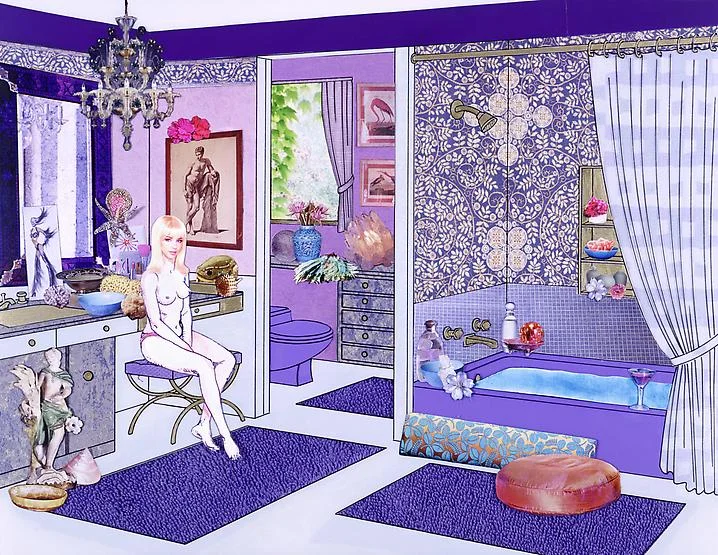 The Instant Decorator (Lavender Bathroom), 2004