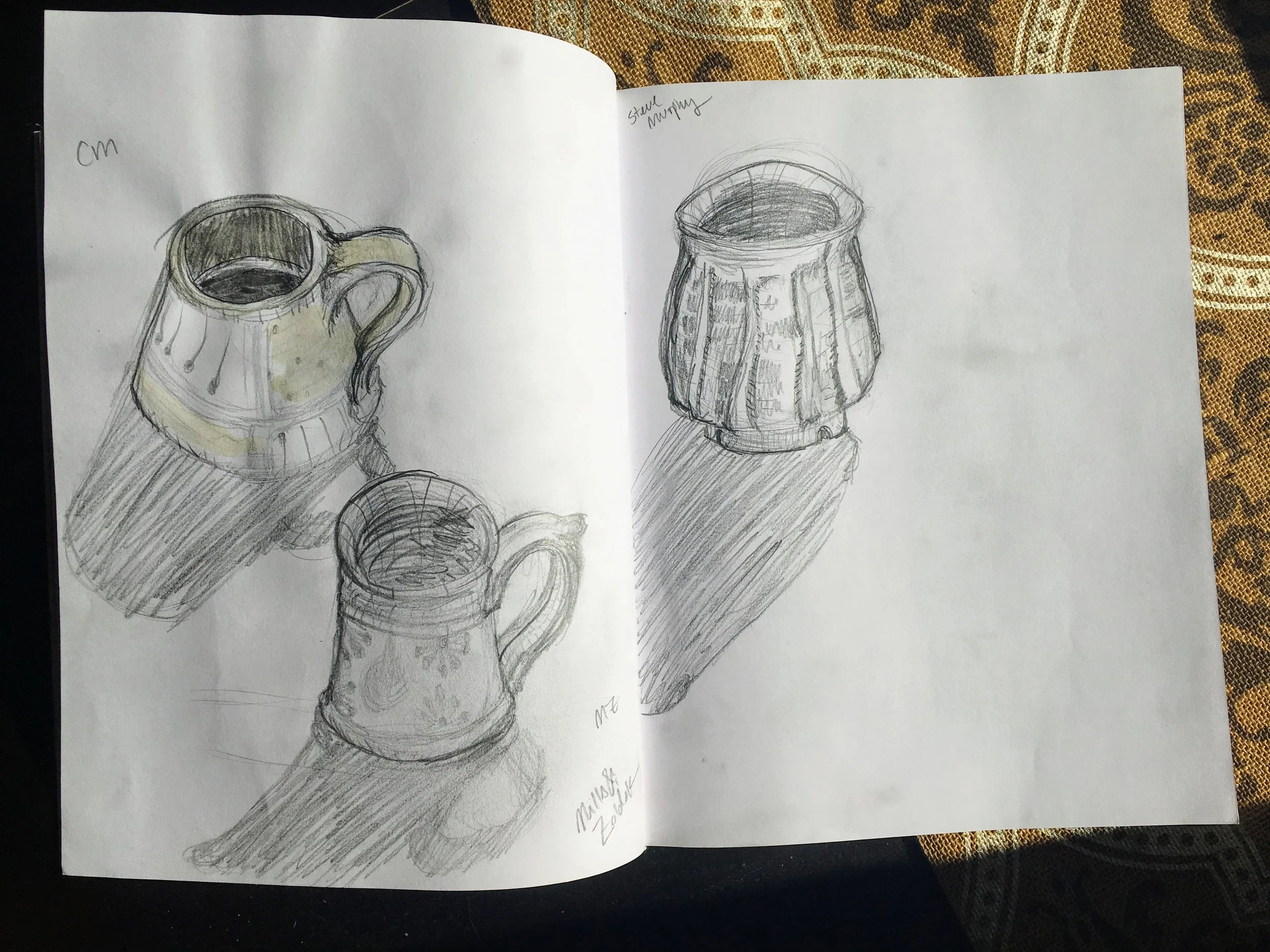 Mugs for sale at Local Pottery by CM, Mills & Zoldak , and Steve Murphy