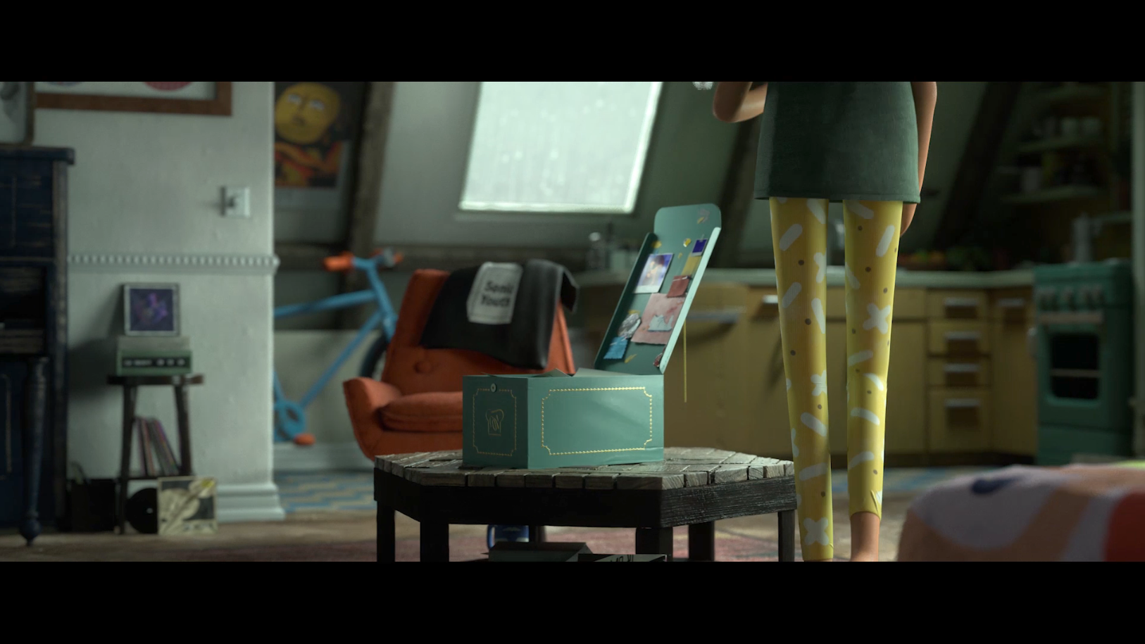  Box model, look development  Girl outfit model, look development 