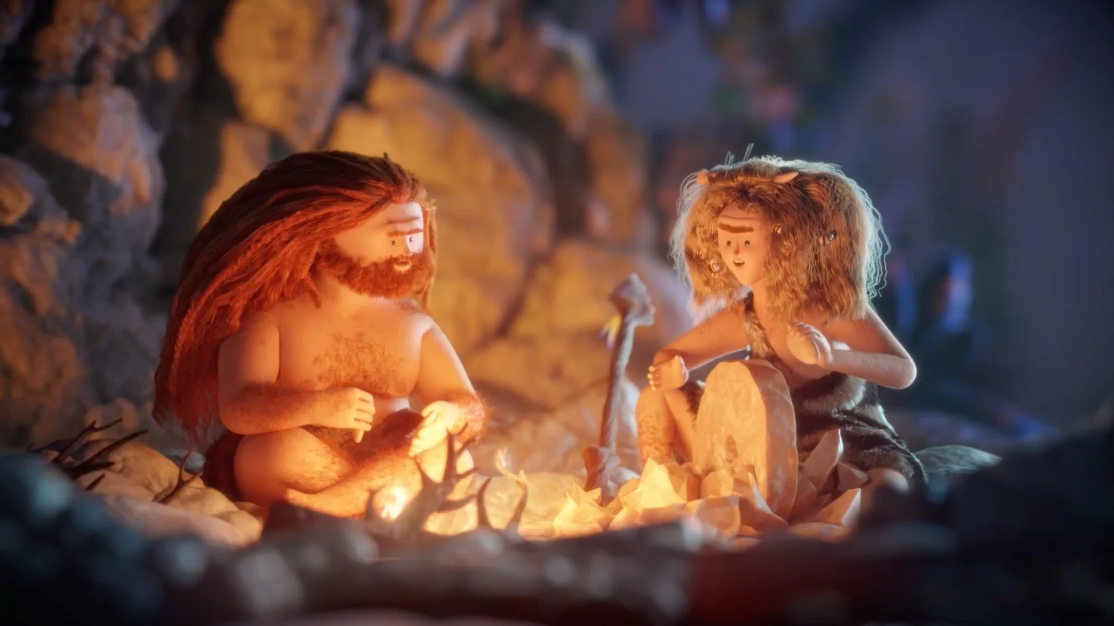  Cavewoman model, look development  Shot previs 