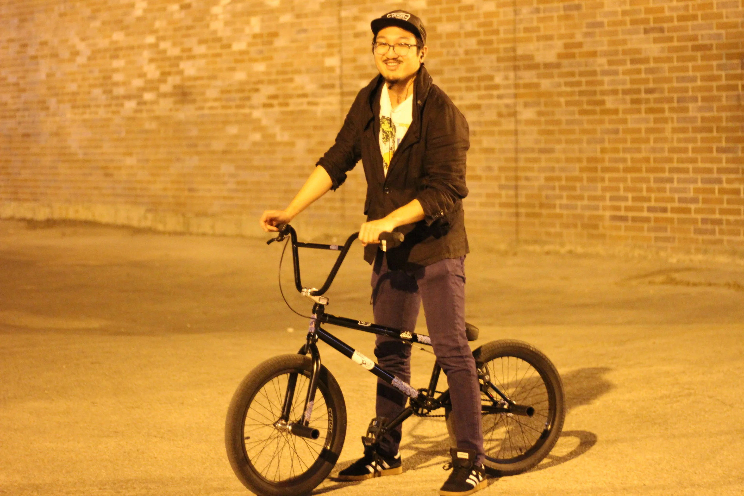 "I just got this bike! Not great at tricks just yet though." Robbie