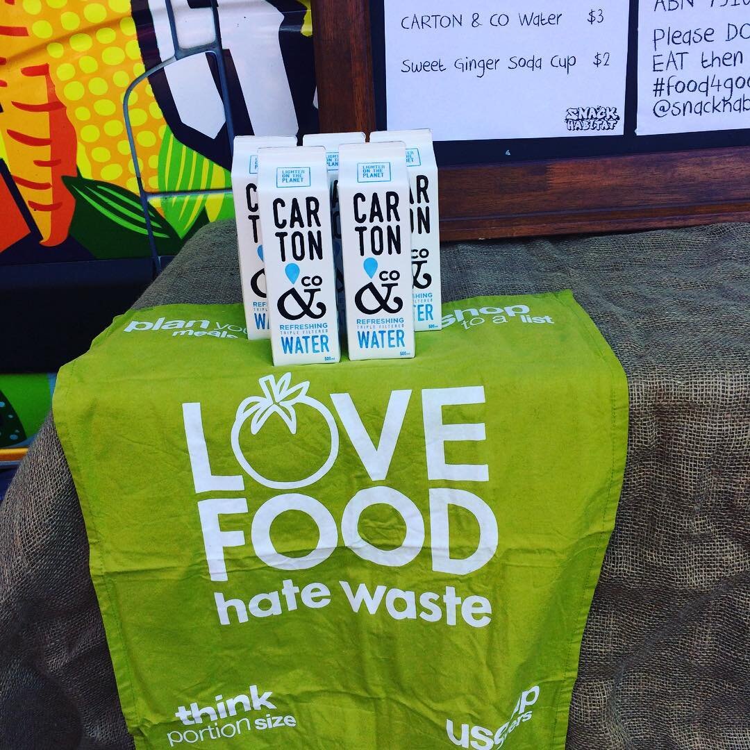 Proud to sell @cartonandcowater coz we really do #lovefoodhatewaste #lighterontheplanet