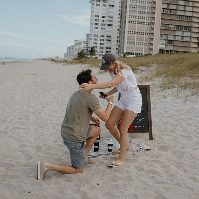 YESTERDAY WAS A BIG DAY!!!! Engaged to the one and only @jenglantz 🦄 BEST DAY EVER with killer photo work from @katiebeilerphotography