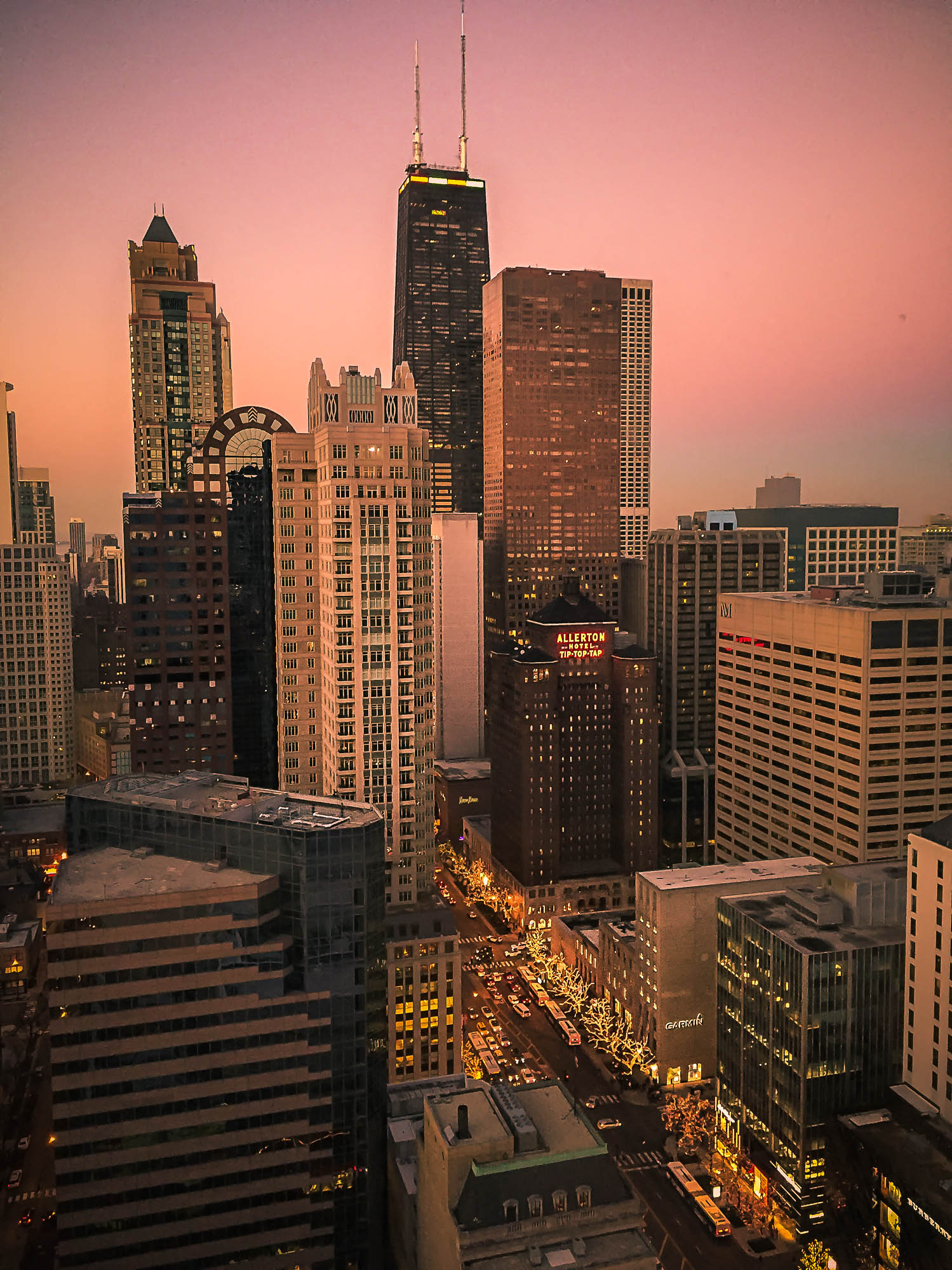 Chicago alone with my love and no kids...thank you Grandma's!