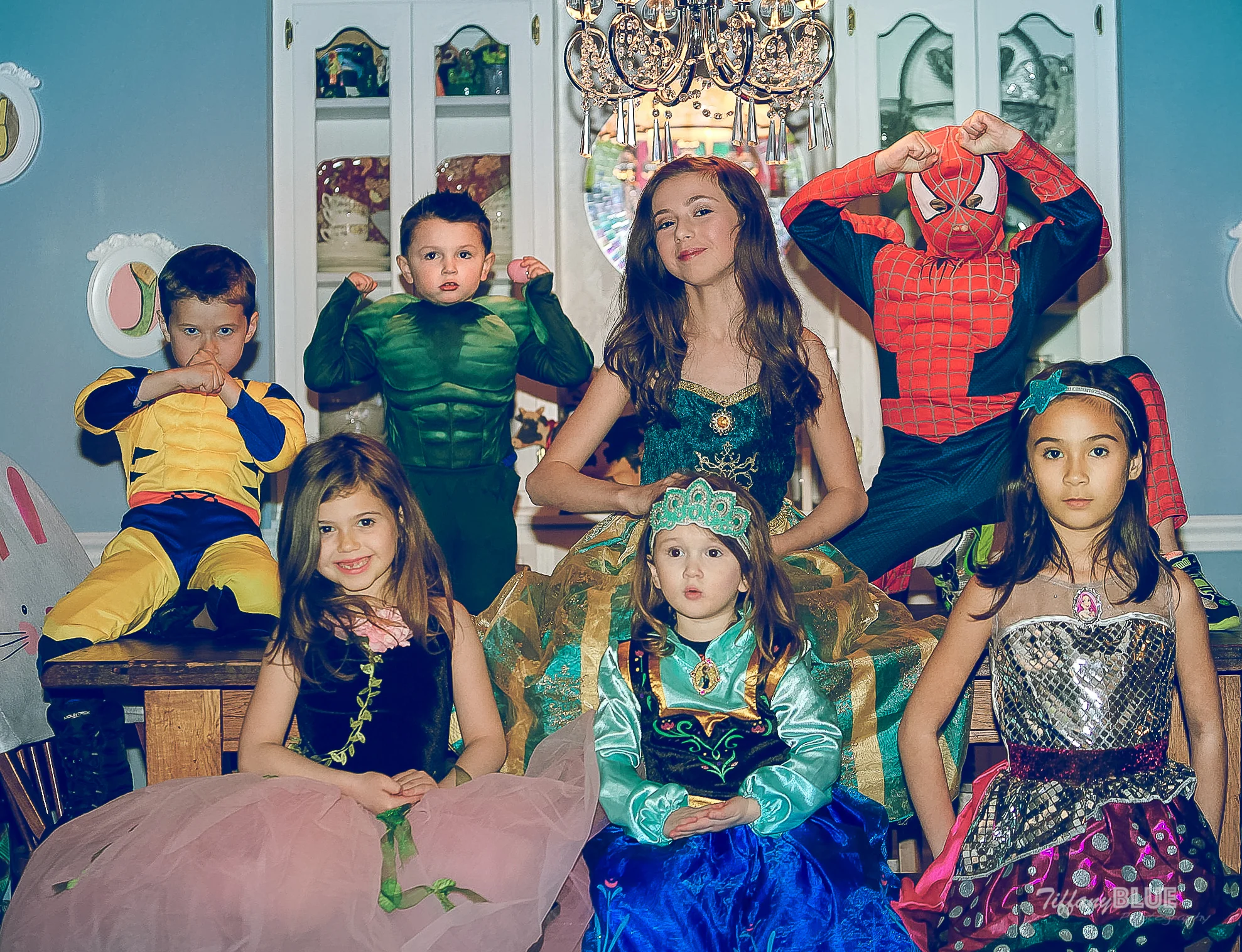 My family is made up of Princesses & Super Heroes
