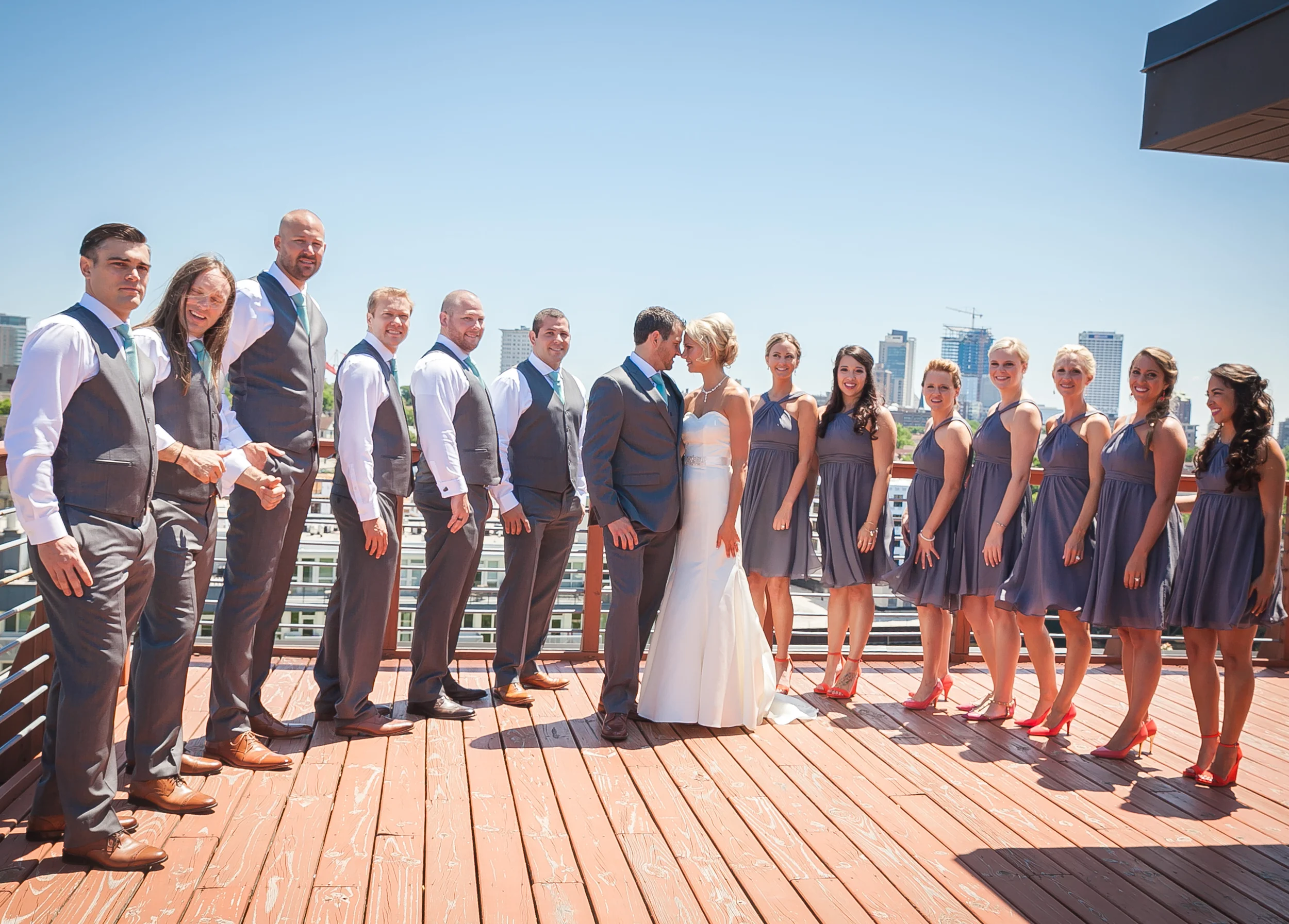 Wedding: Matt+Jenna, War Memorial, Milwaukee Wisconsin