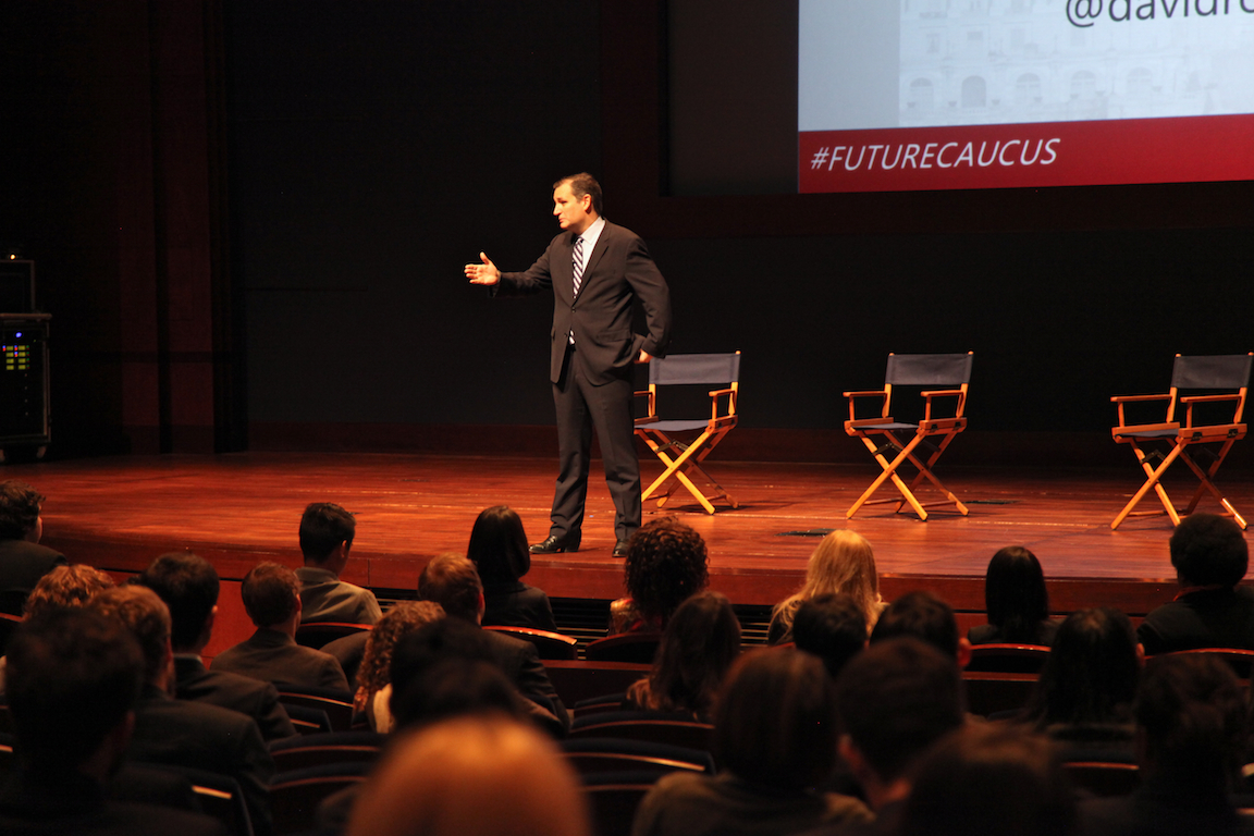 Senator Ted Cruz Addresses Bipartisan Millennial Summit