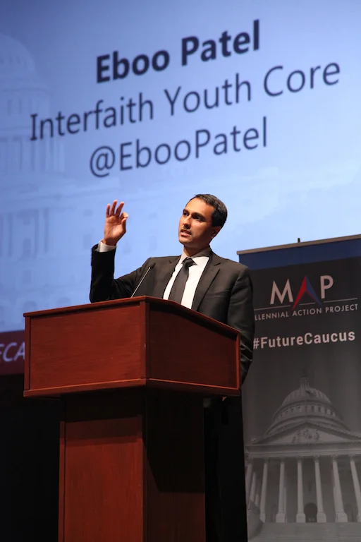 Eboo Patel of Interfaith Youth Core at the Congressional Summit on Next Generation Leadership.