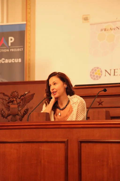 Actress Ashley Judd at the Closing Plenary of the Congressional Summit on Next Generation Leadership.