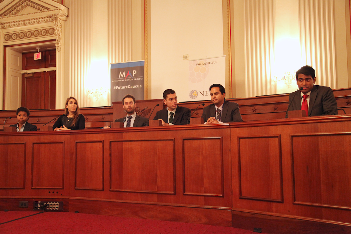 Several James Madison Fellows and State Future Caucus leaders at the Congressional Summit on Next Generation Leadership.