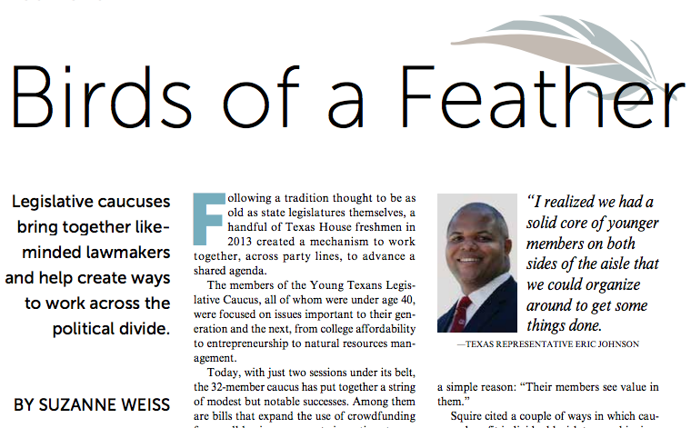 NCSL: Birds of a Feather