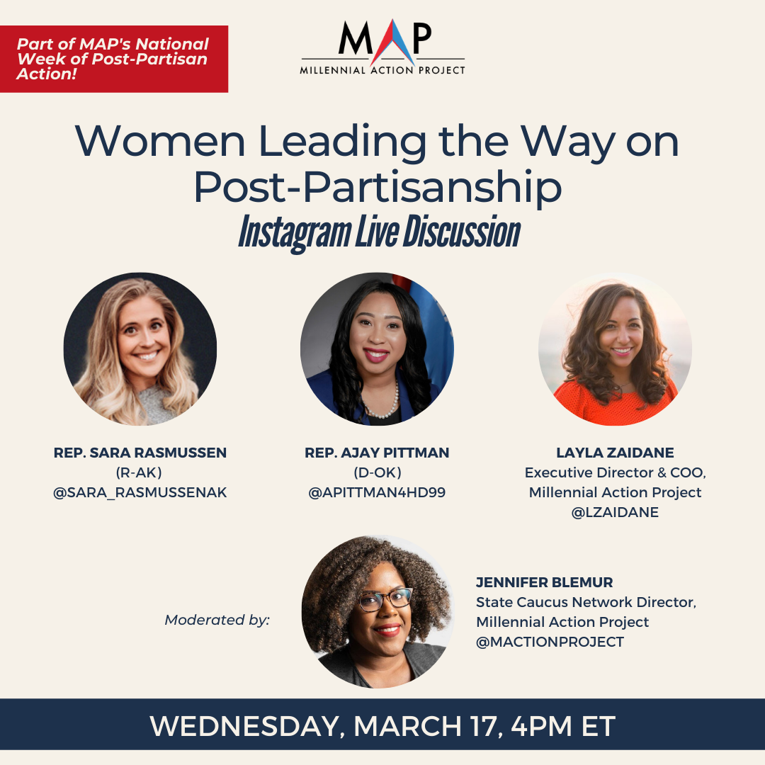 Instagram Live with Legislators: Women Leading the Way On Post-Partisanship