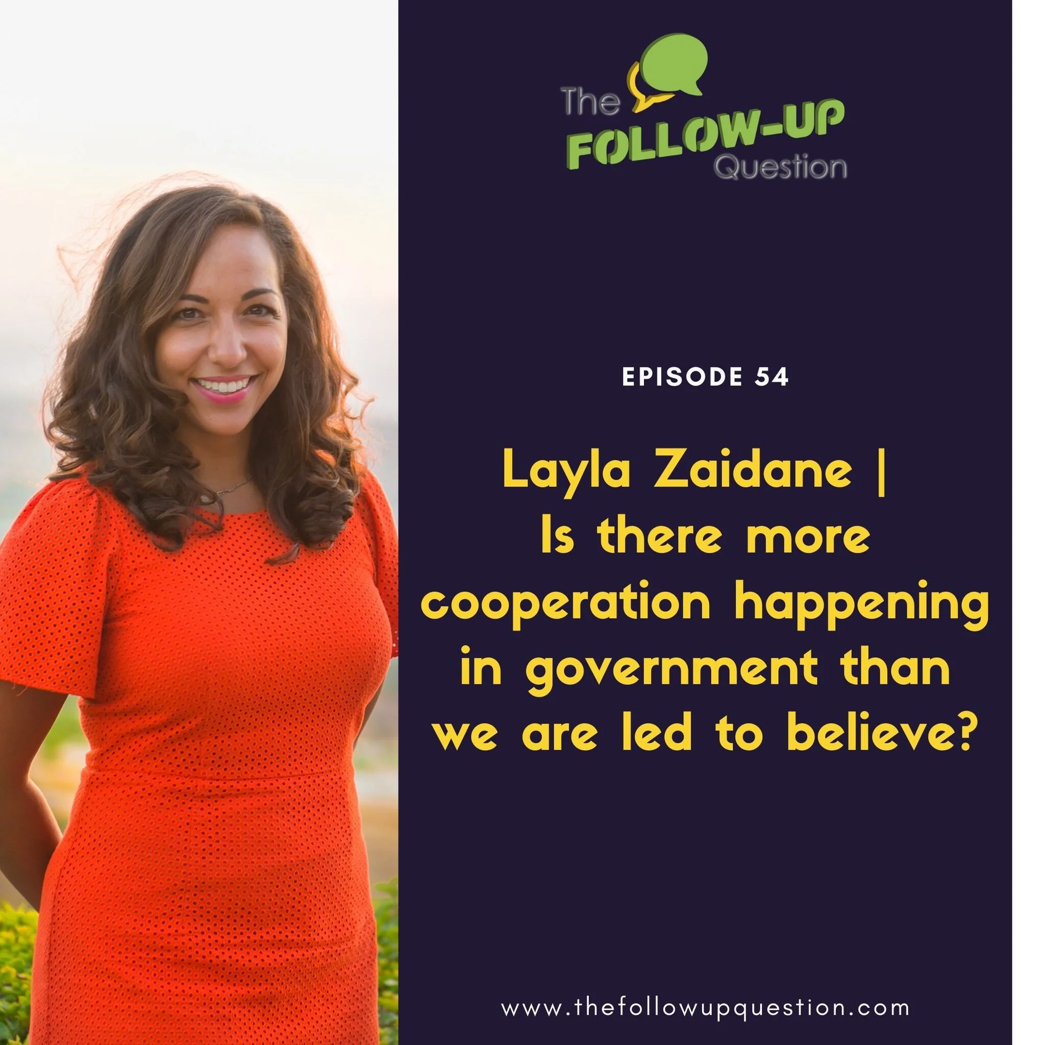 The Follow-Up Question: Is there more cooperation happening in government than we are led to believe?