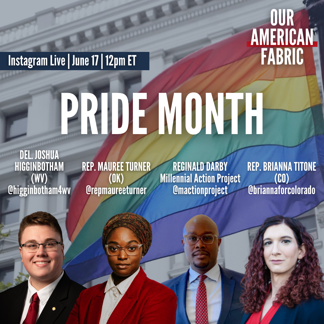 #OurAmericanFabric: Instagram Live on Pride Month