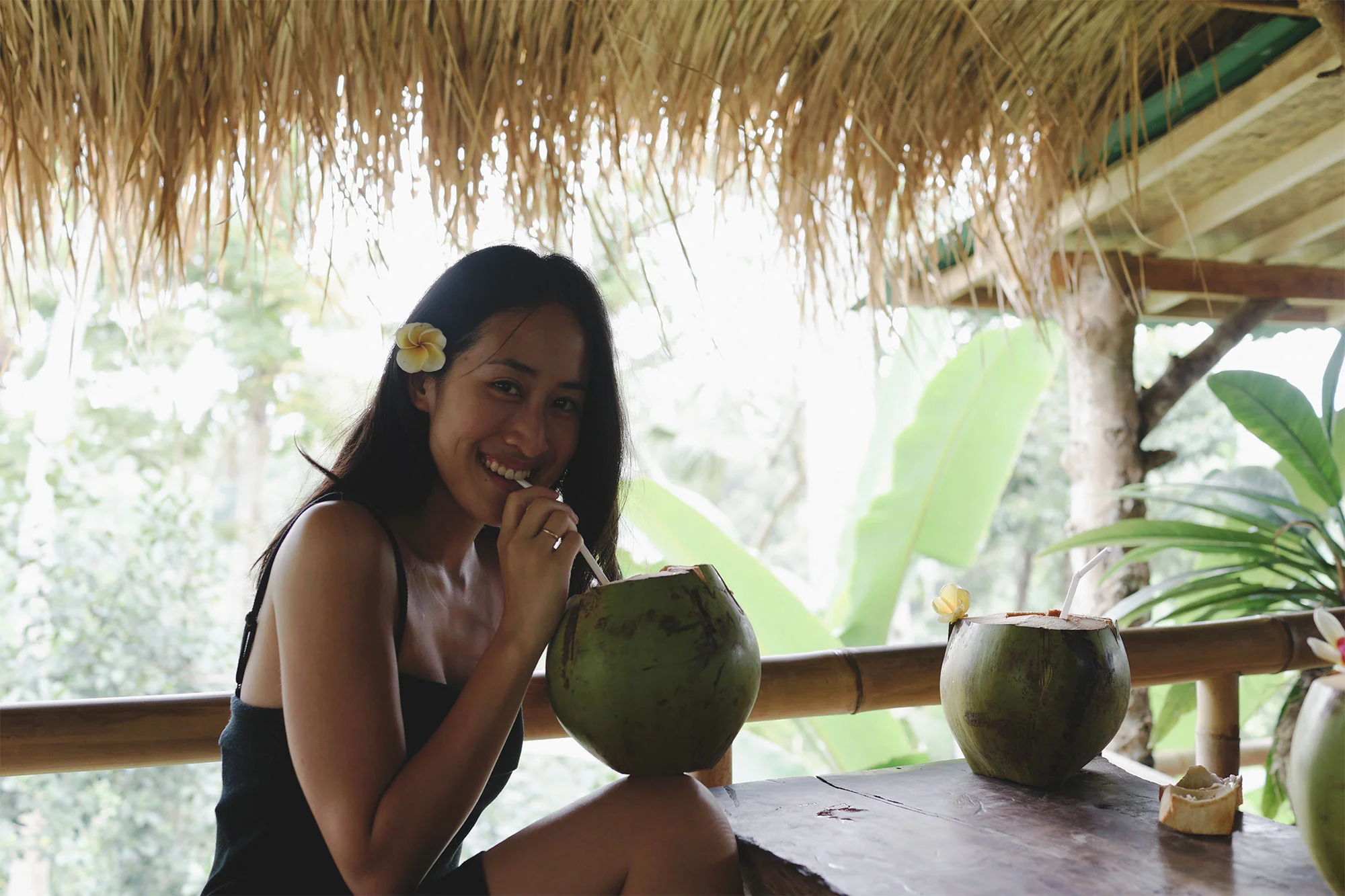 Pit stop... for $2 fresh coconuts