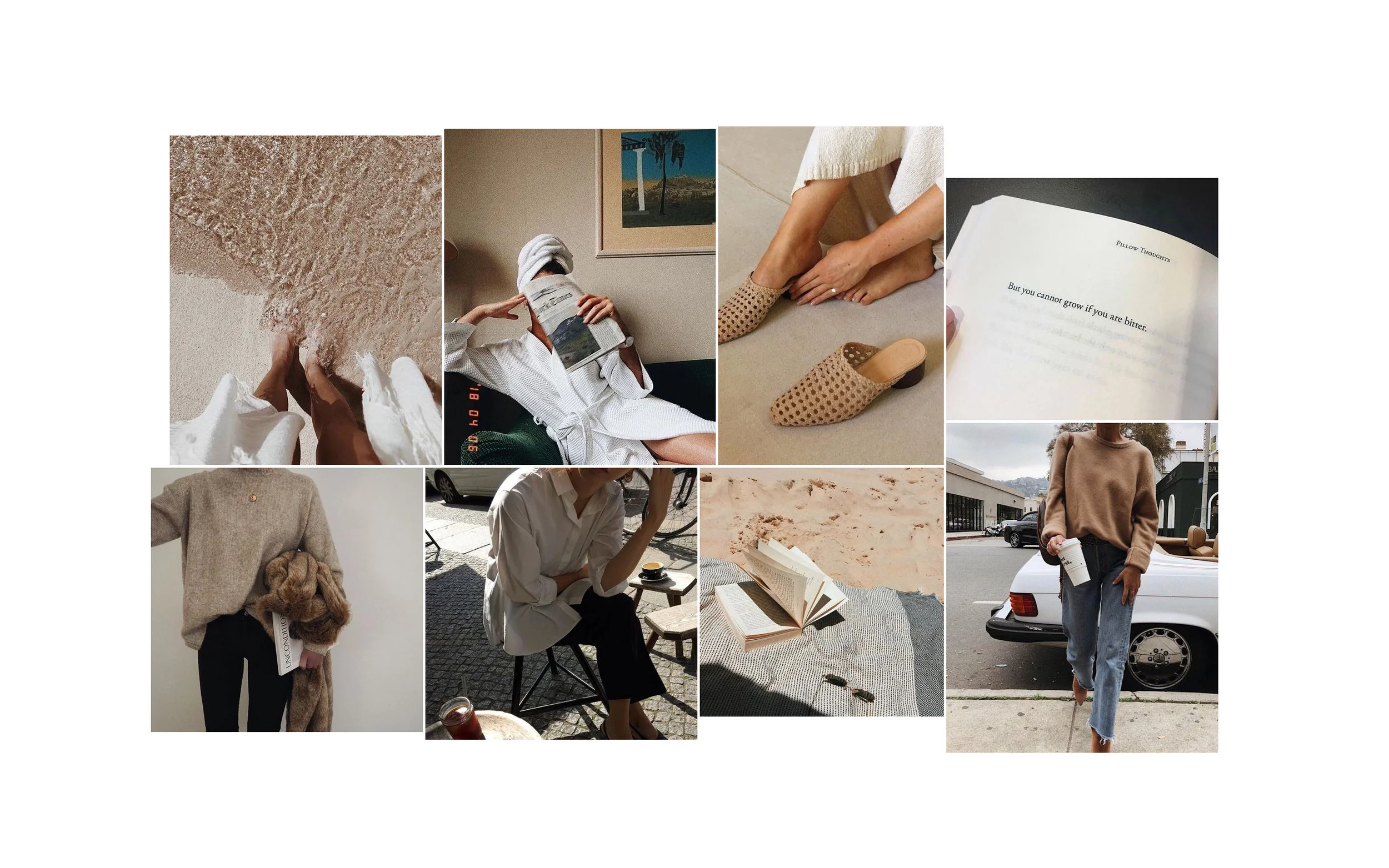 end of winter mood board
