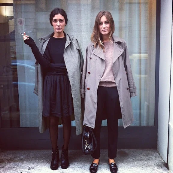 mood board: the fitted/slouchy balance