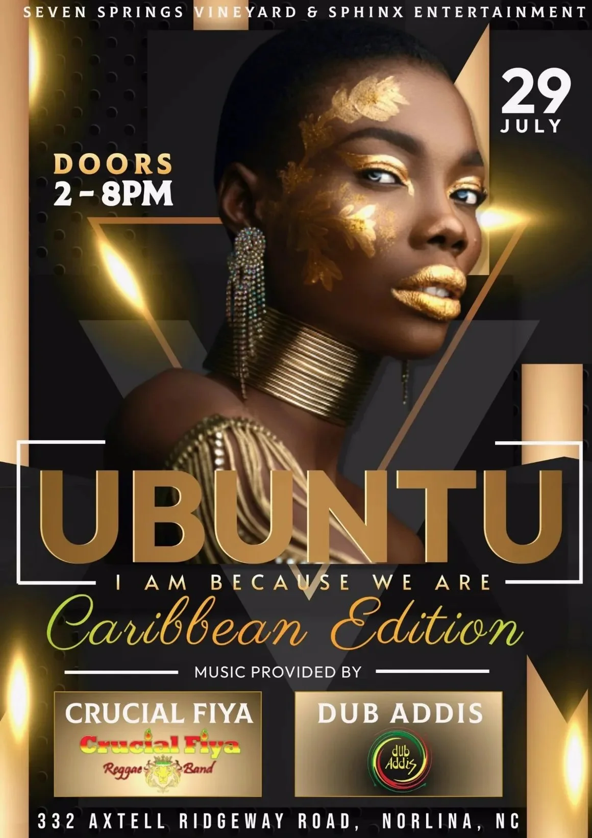 UBUNTU - Reggae and Carribean at the Vineyard!