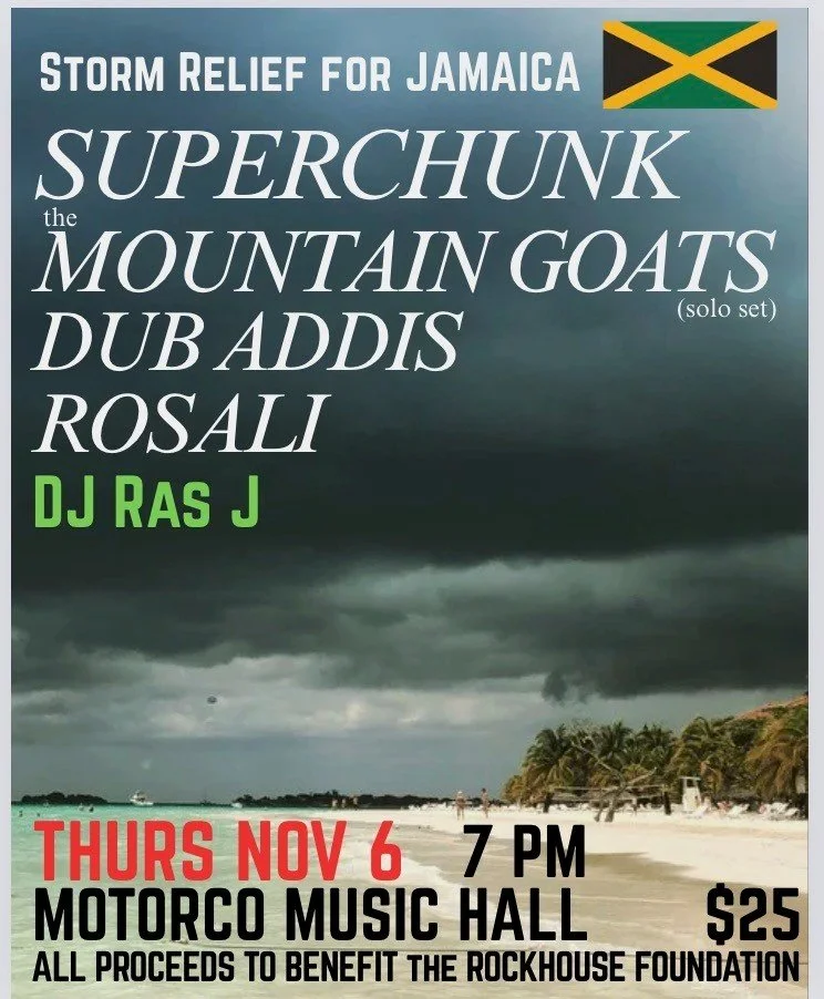 Jamaica Storm Relief Benefit