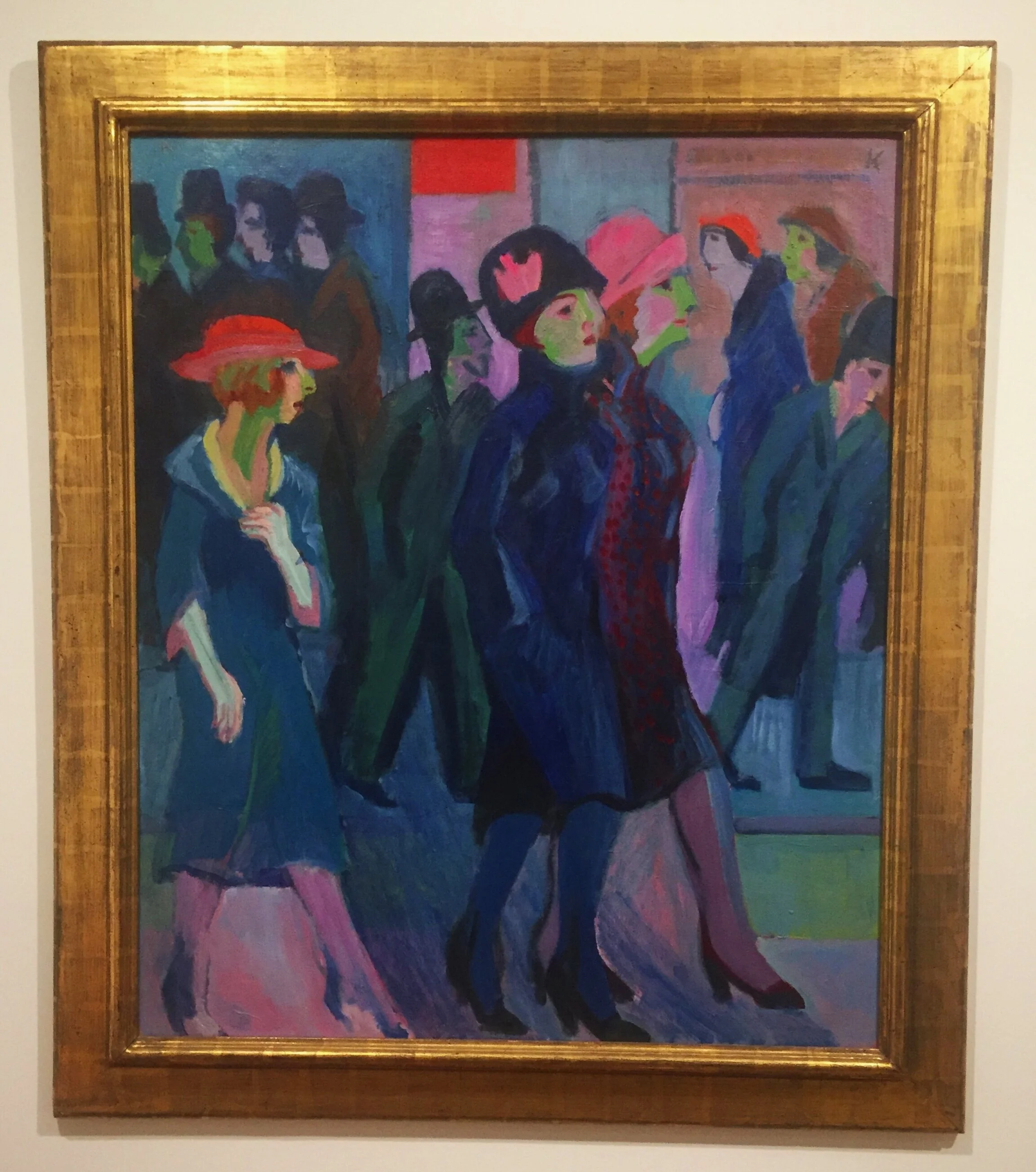 Ernst Ludwig Kirchner, "Street Scene" (1926)