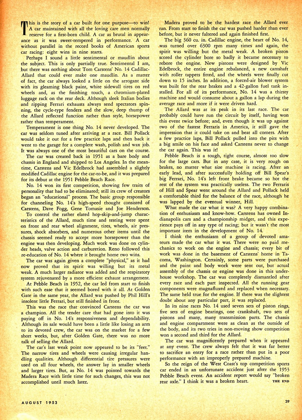 Auto Sportsman, August 1953