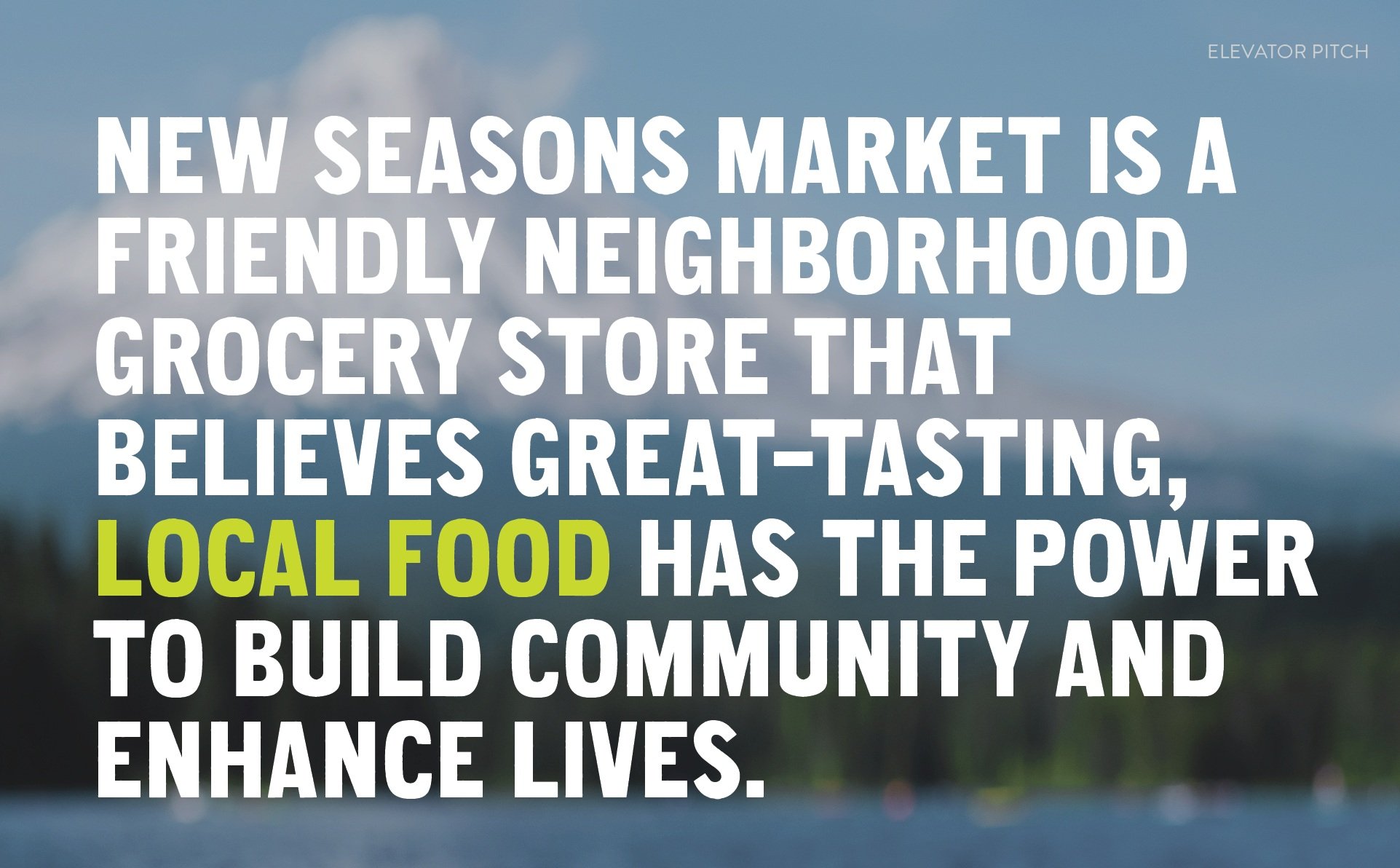 New Seasons Market: Brand Positioning and Style Guide
