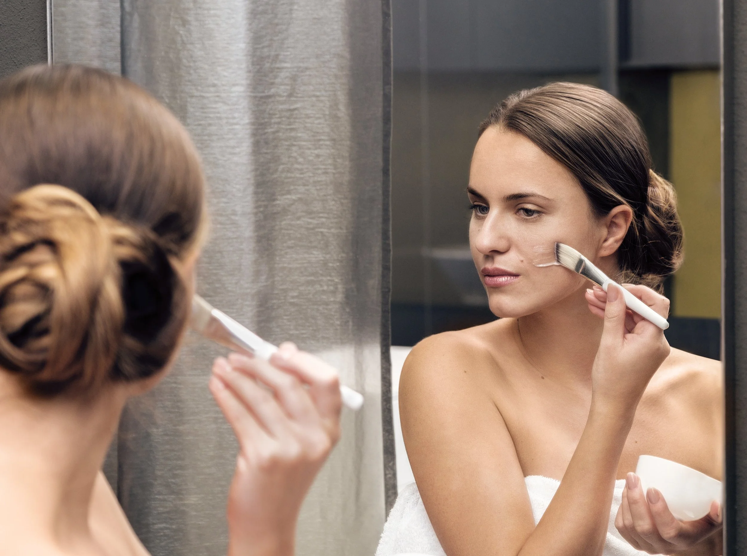 Getting Ready in the Morning Portrait.