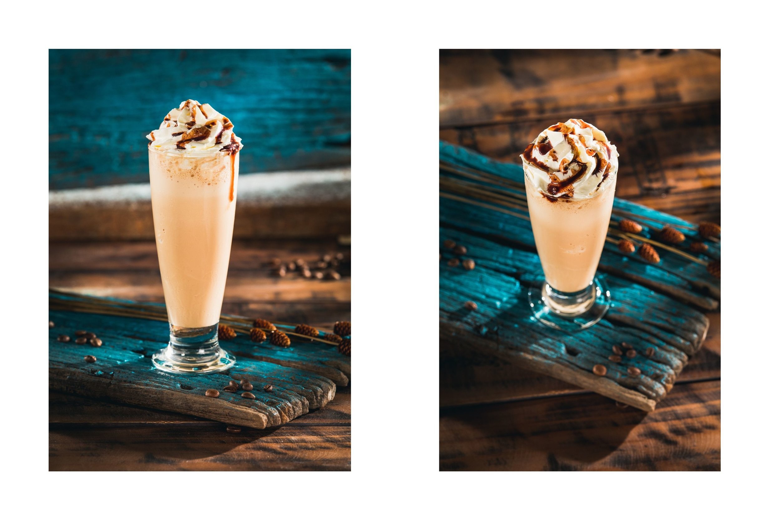 Mocha and Orange Sundae.