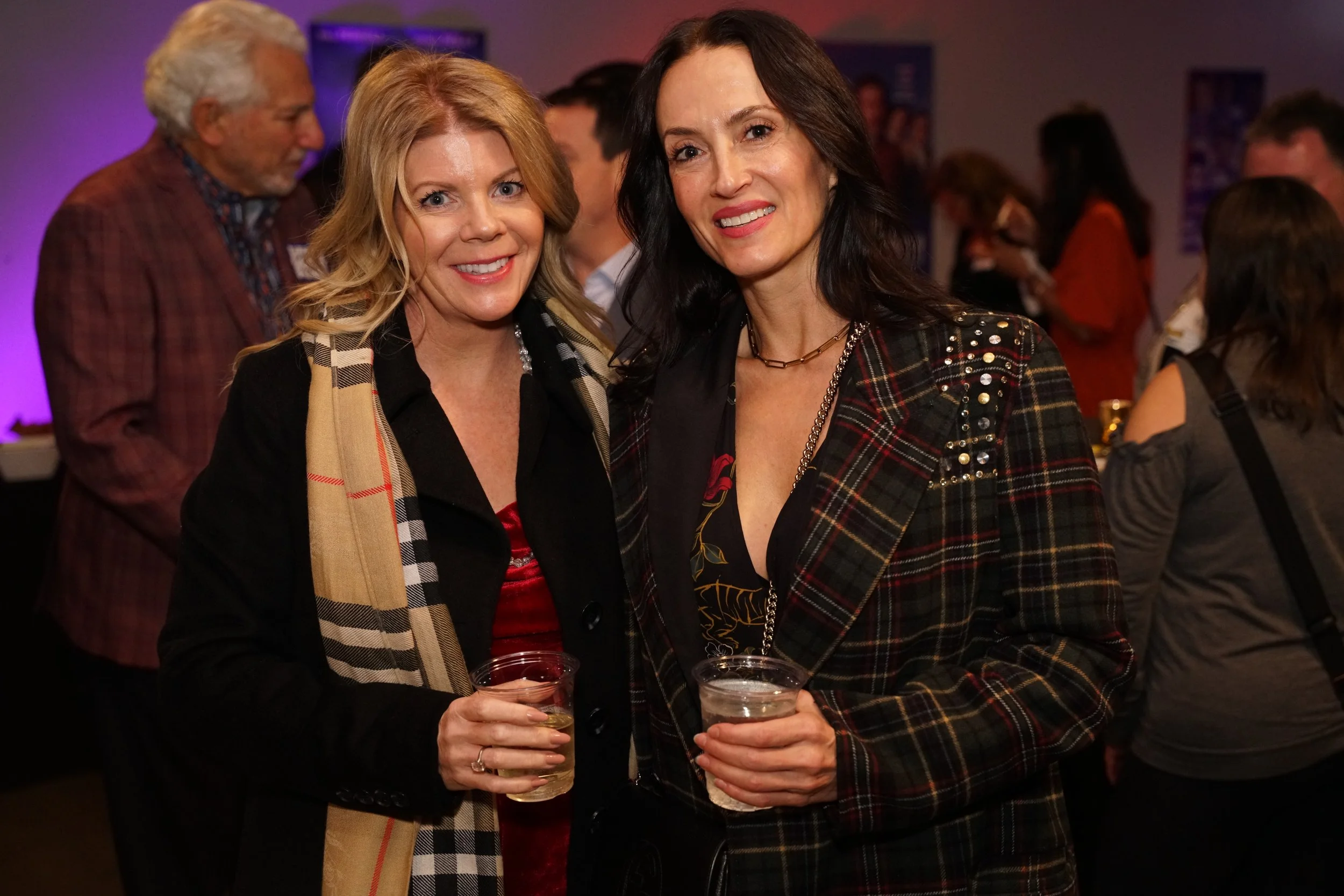 Elegant Winter Gala Atendees.