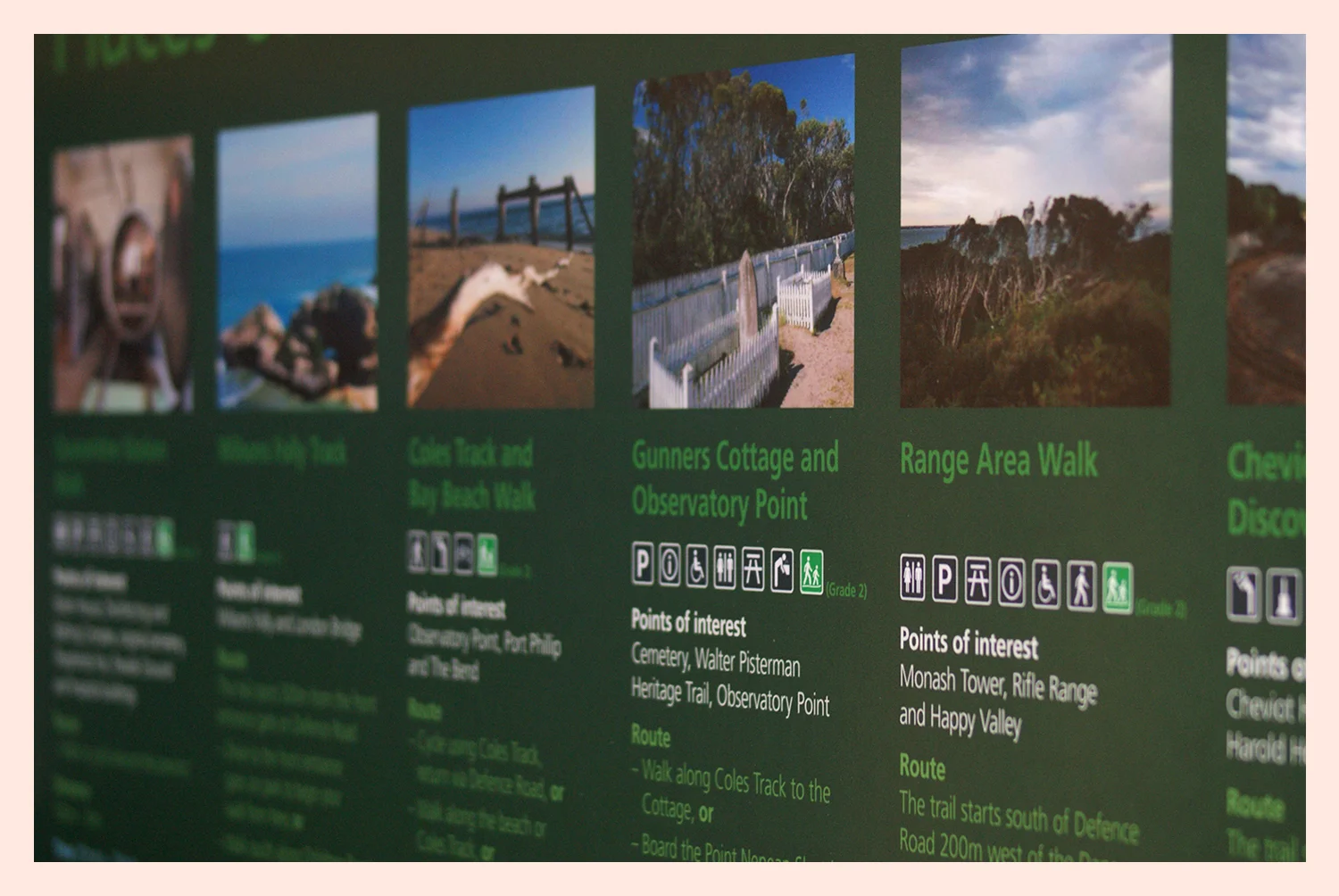 Studio Tweed environmental graphic design Parks Victoria