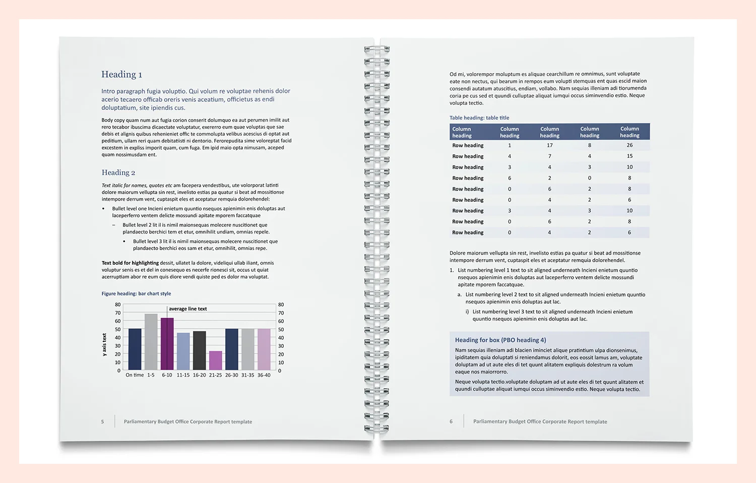Studio Tweed annual report graphic design