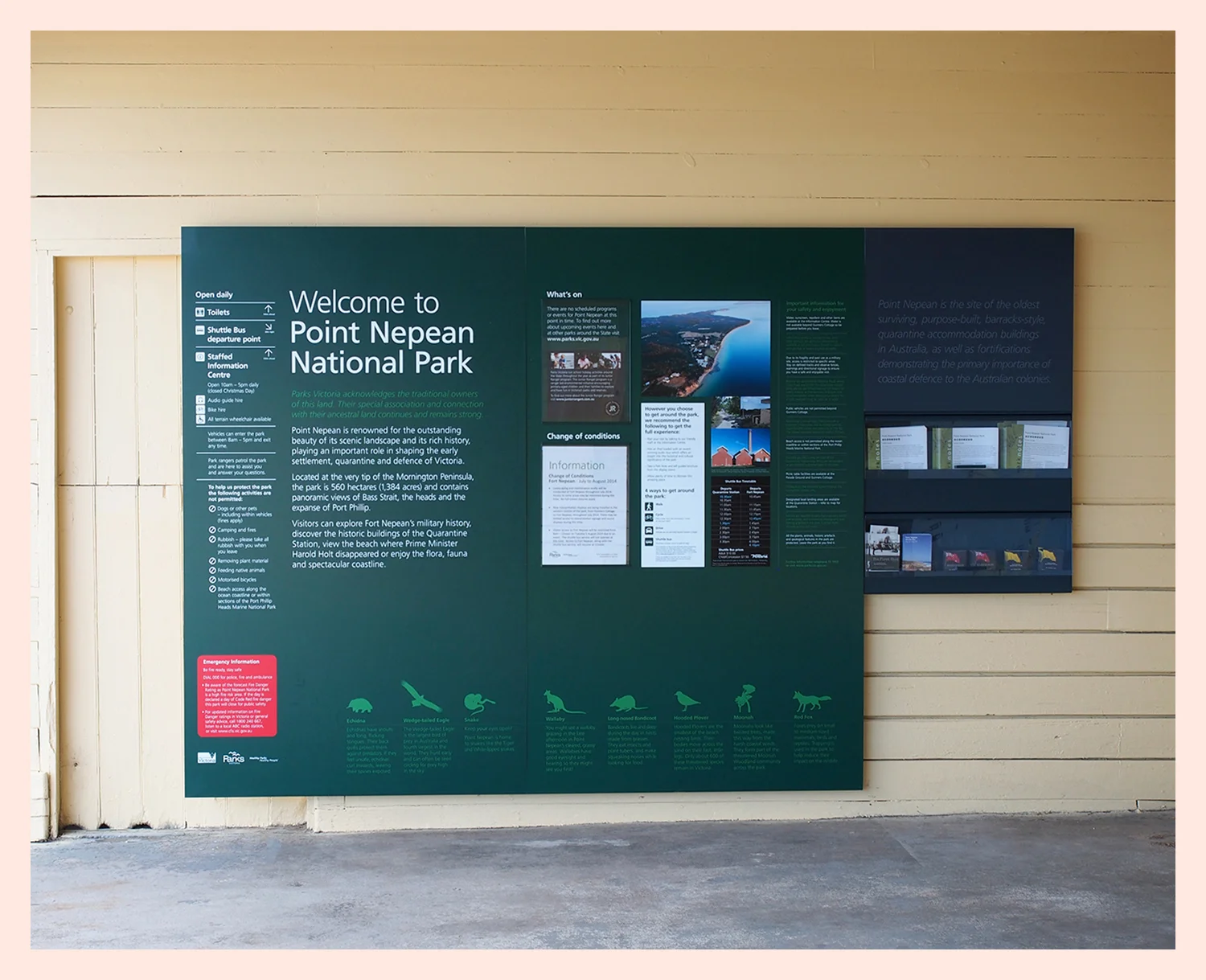 Studio Tweed signage design Parks Victoria