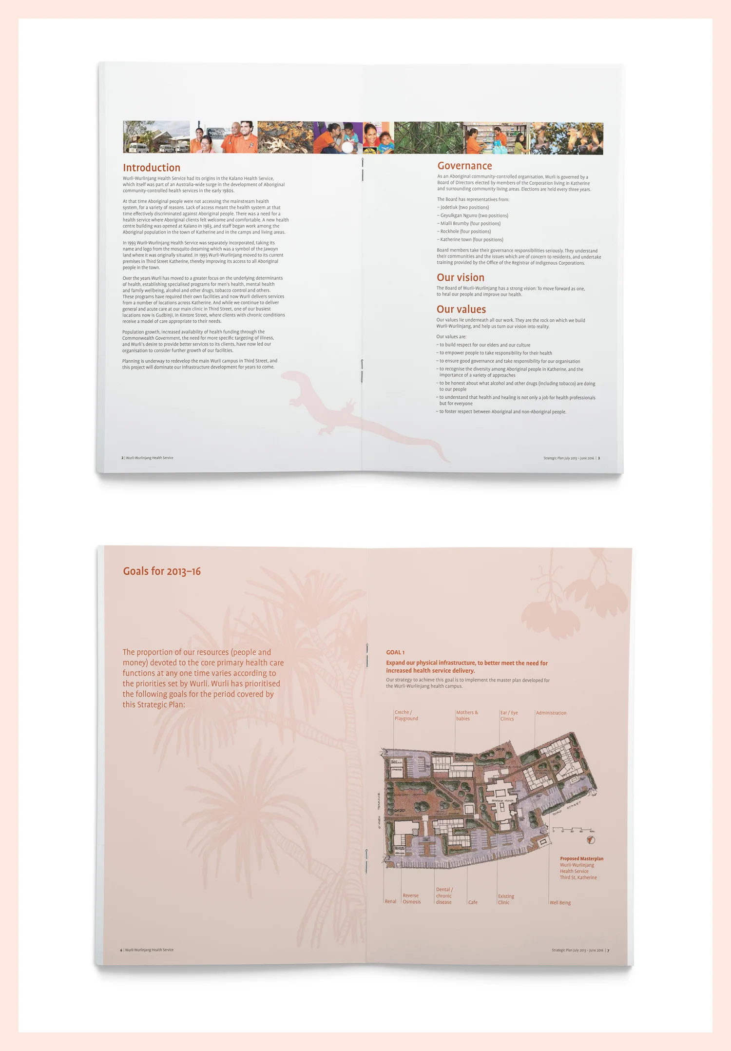 Studio Tweed annual report graphic design
