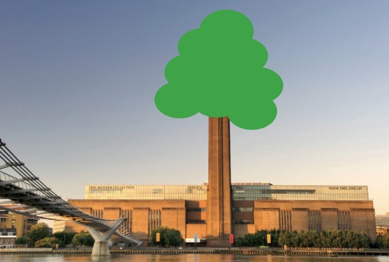 EXHIBITION AT THE TATE BY SCHOOL CHILDREN CELEBRATING GREEN ENERGY